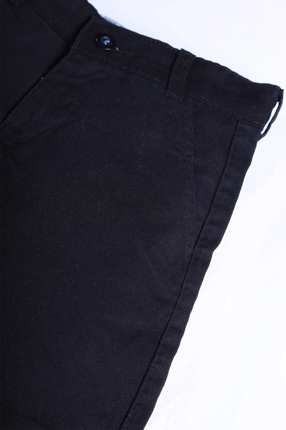SUMMER - BOY'S BLACK COTTON SHORT