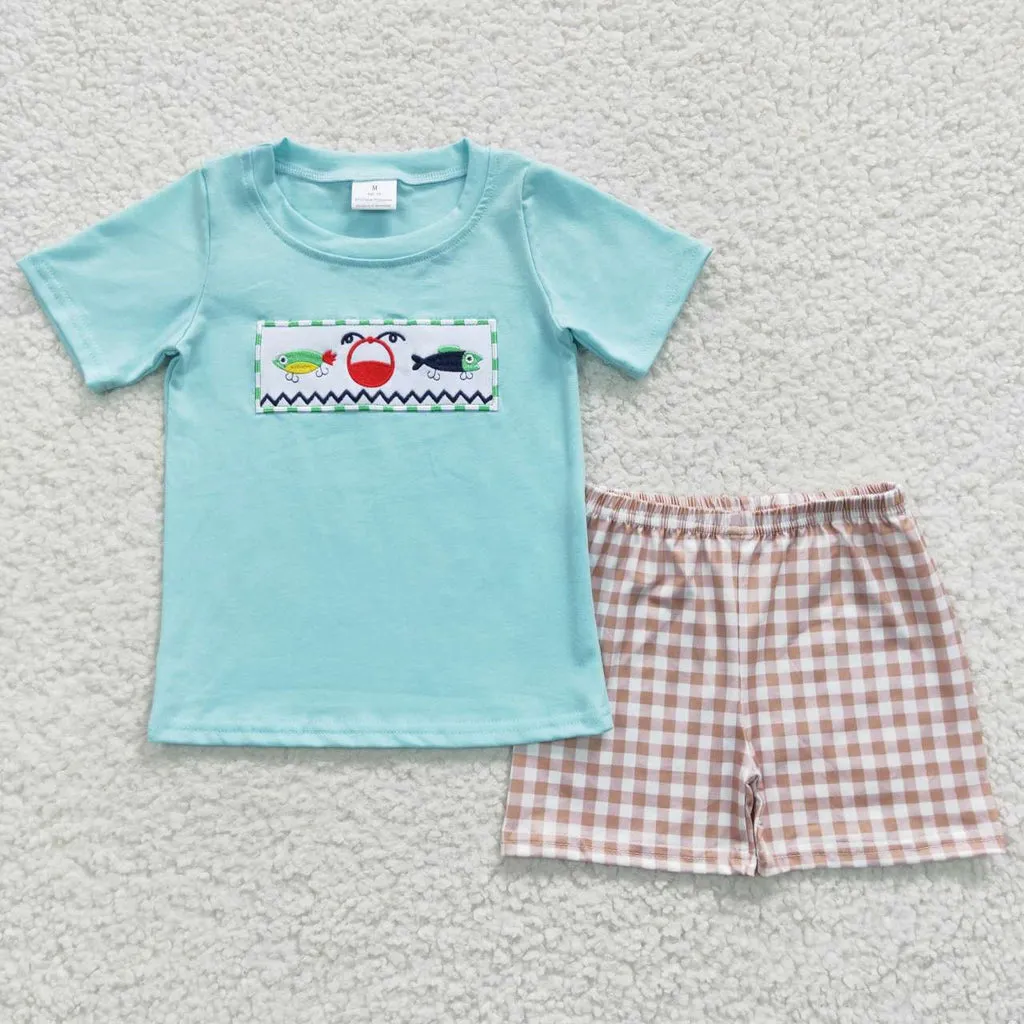 Summer Fishing Shorts Set