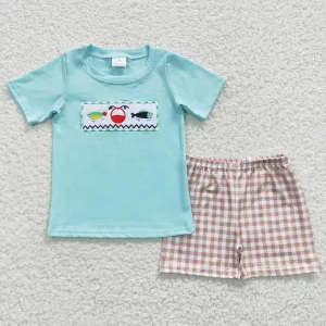 Summer Fishing Shorts Set
