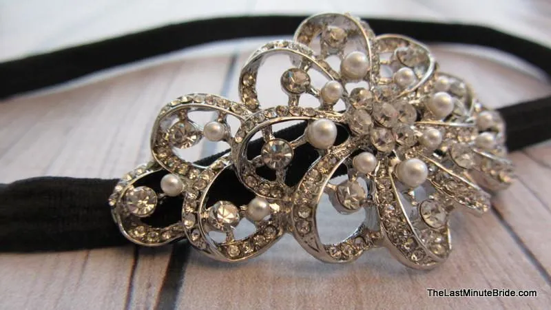 Swirl Brooch Headband