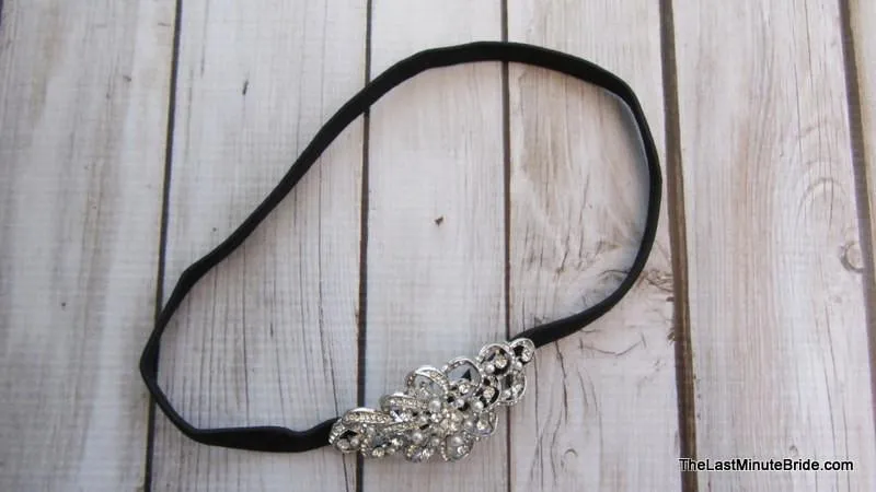 Swirl Brooch Headband