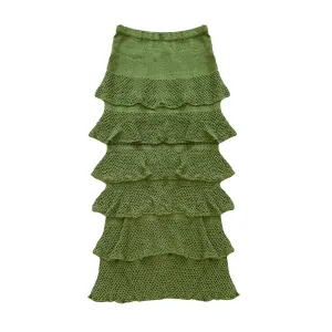 The Maxi Skirt in Olive