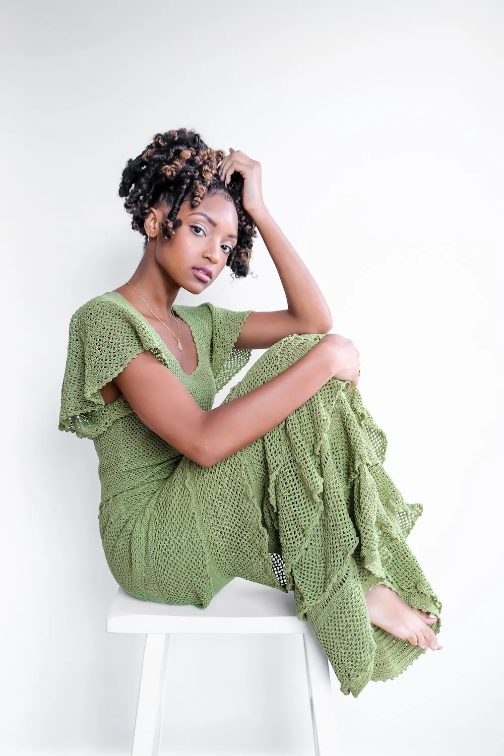 The Maxi Skirt in Olive