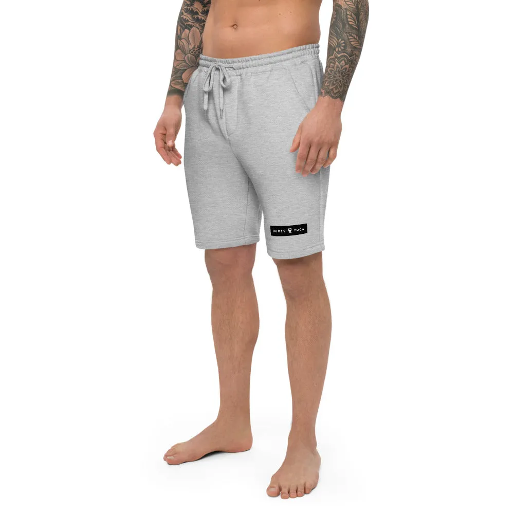 The "Full Lunge" fleece shorts