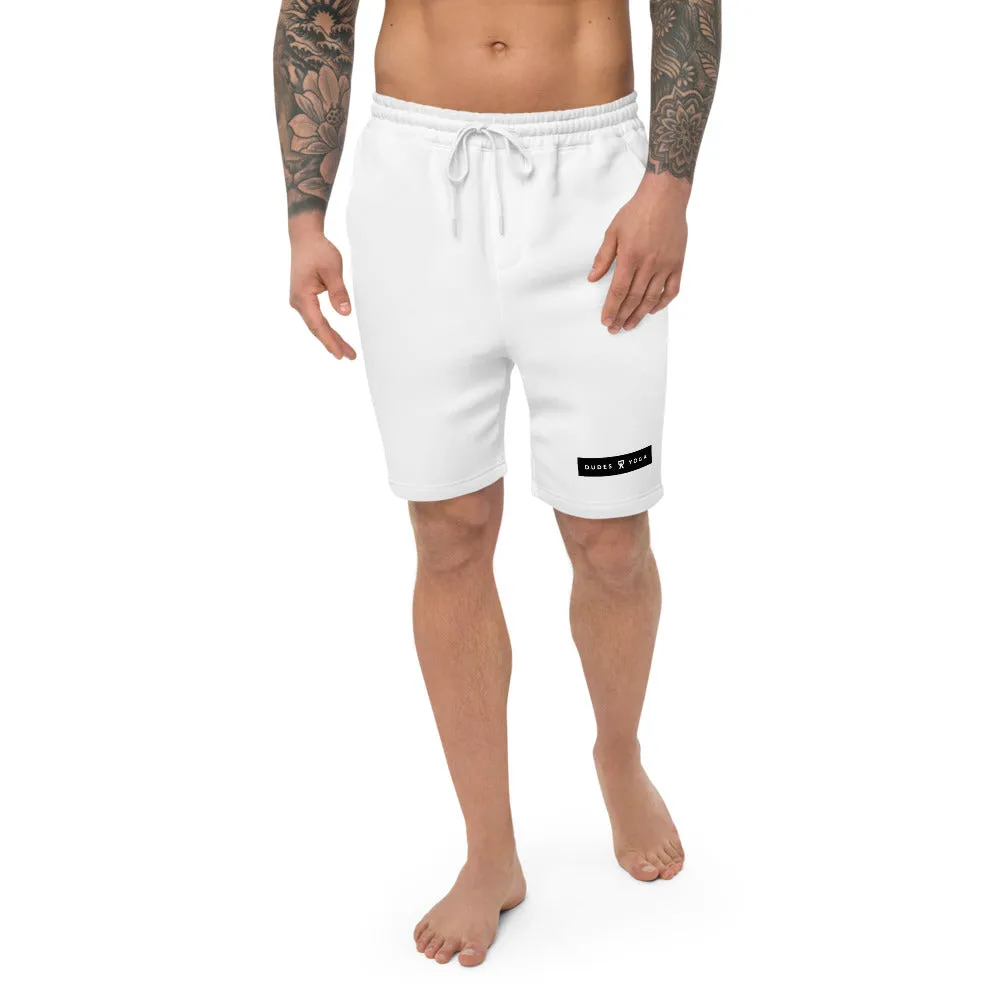 The "Full Lunge" fleece shorts