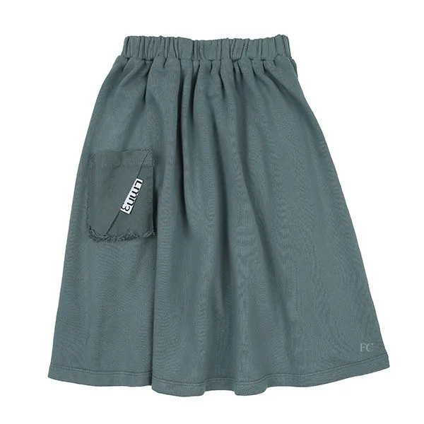 Tiered Blue Stone Skirt By Lmn3