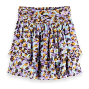 Tiered Mini Skirt