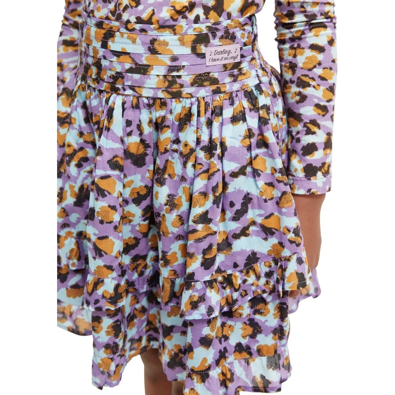 Tiered Mini Skirt