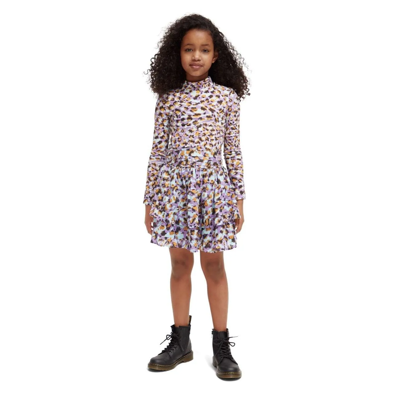Tiered Mini Skirt