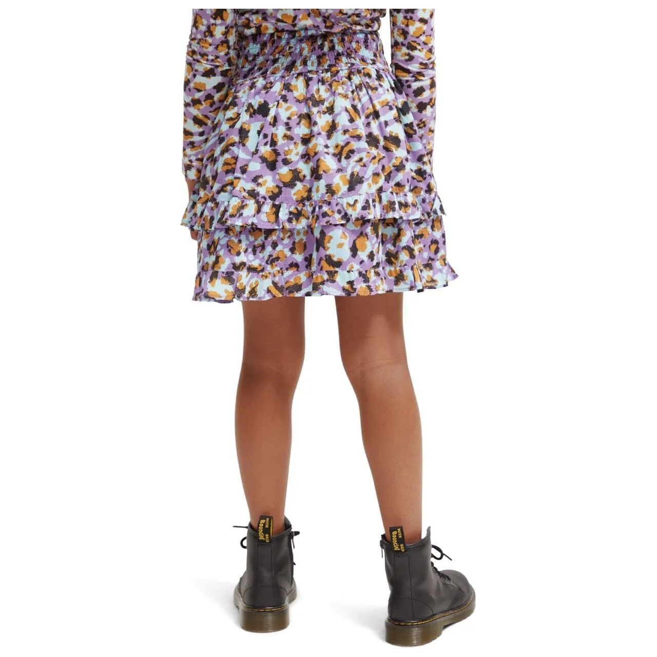 Tiered Mini Skirt