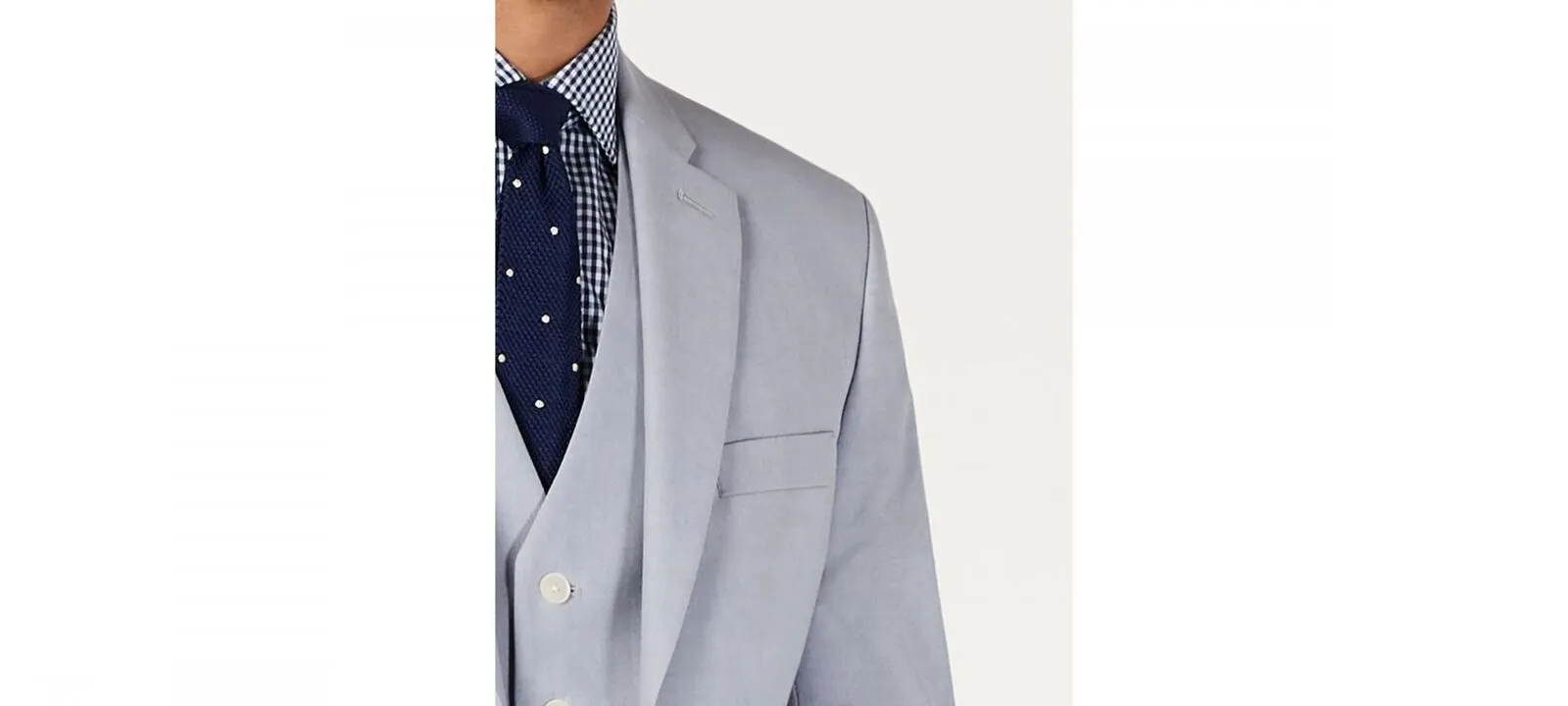 Tommy Hilfiger Men's Modern-Fit Flex Stretch Chambray Suit Jacket