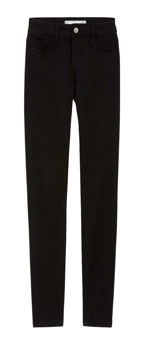 Tractr Black Skinny Jeans w/ Fray Hem