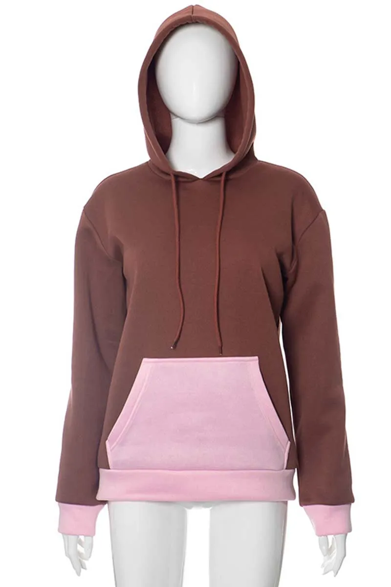 UI638 Hooded Sweatshirt Top and Pants Set