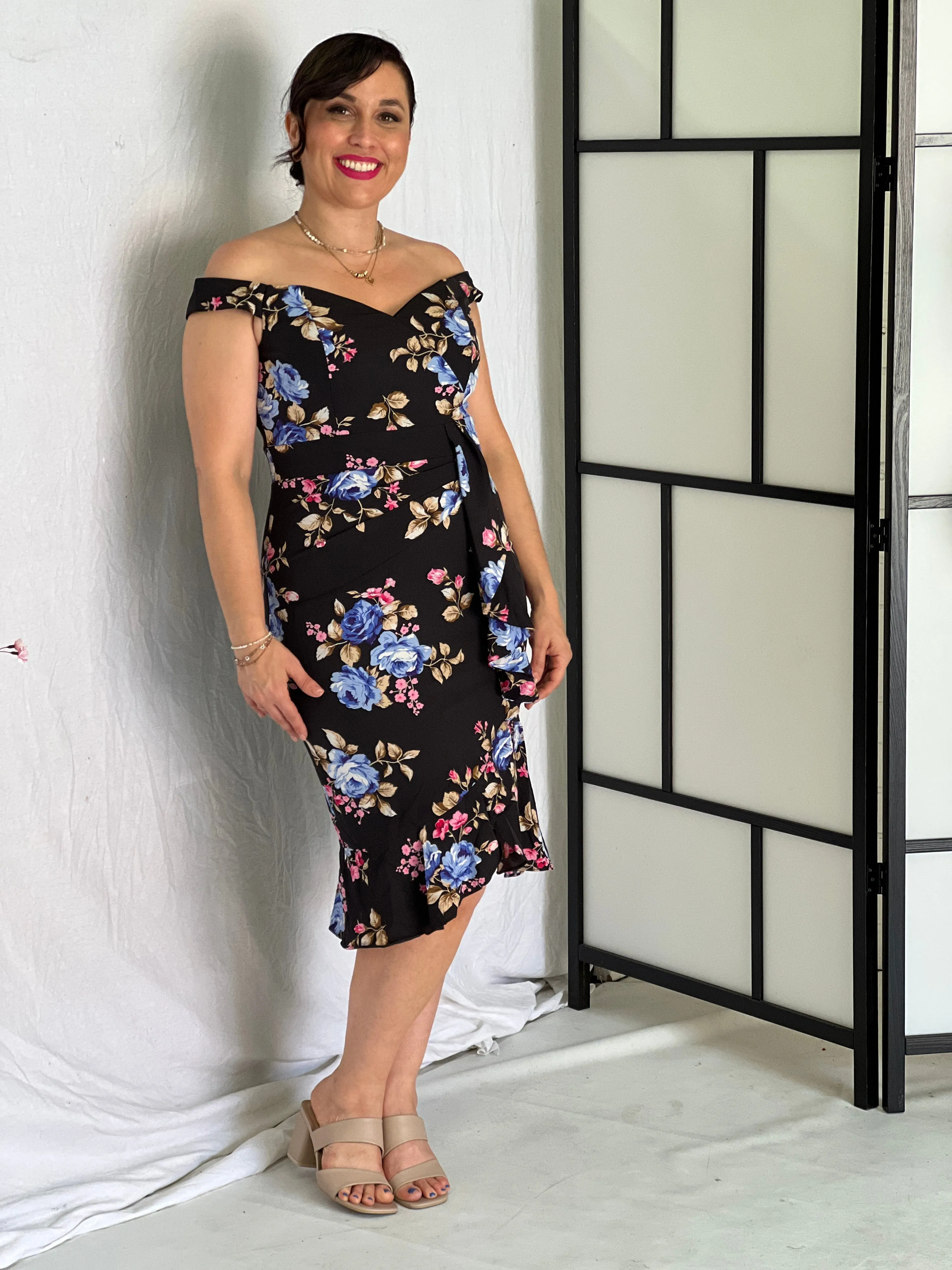 Vanessa Black Evening Dress