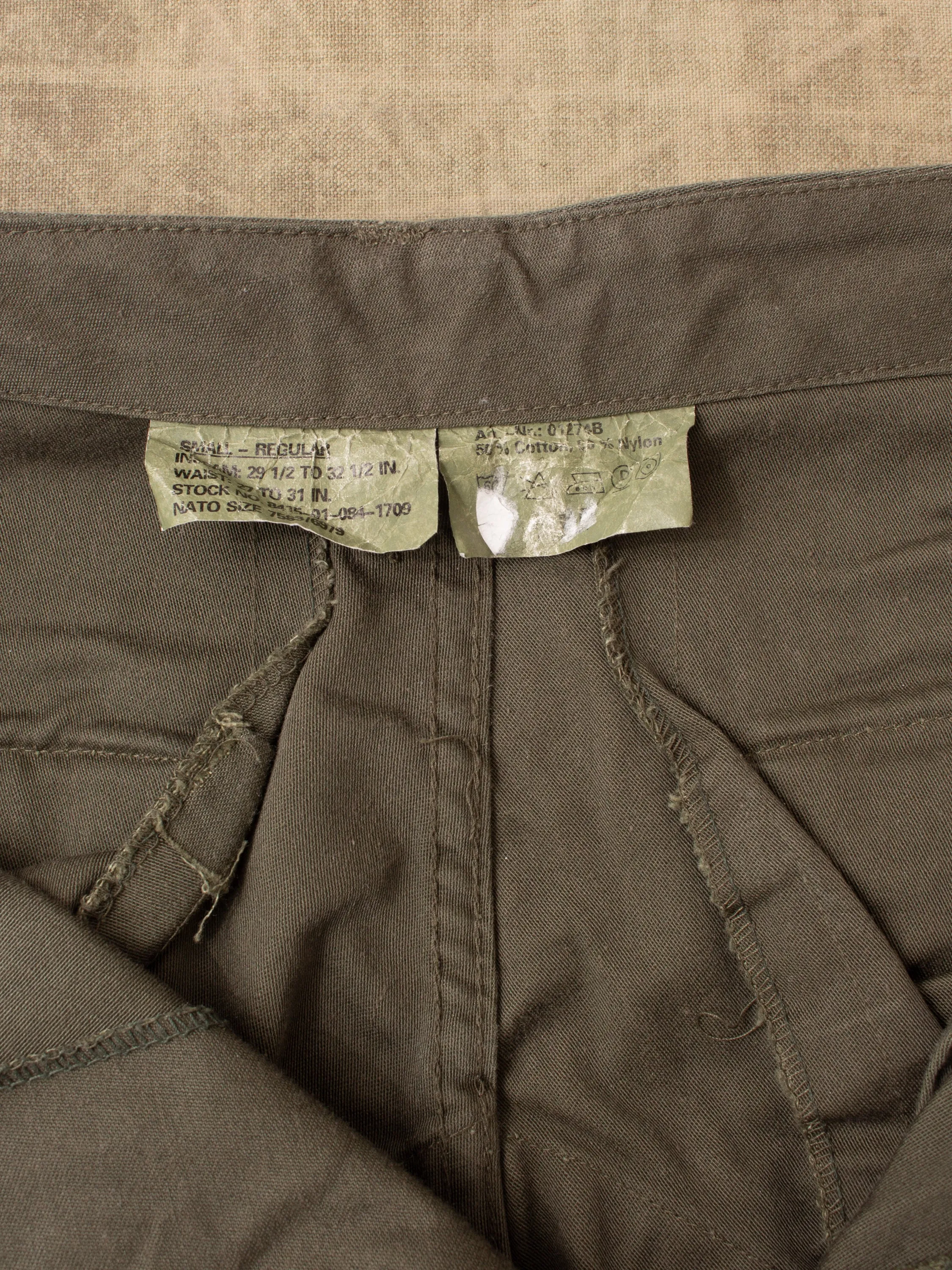 Vintage 1995 US Army Field Trousers Small Regular