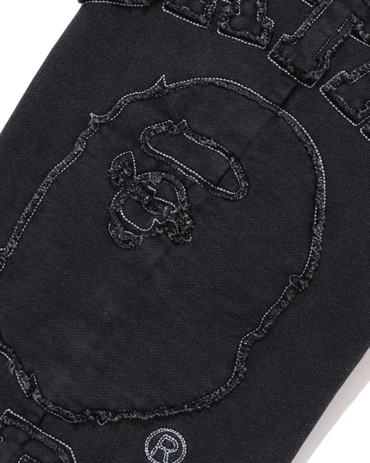 Vintage Washed College Patch  Sweatpants