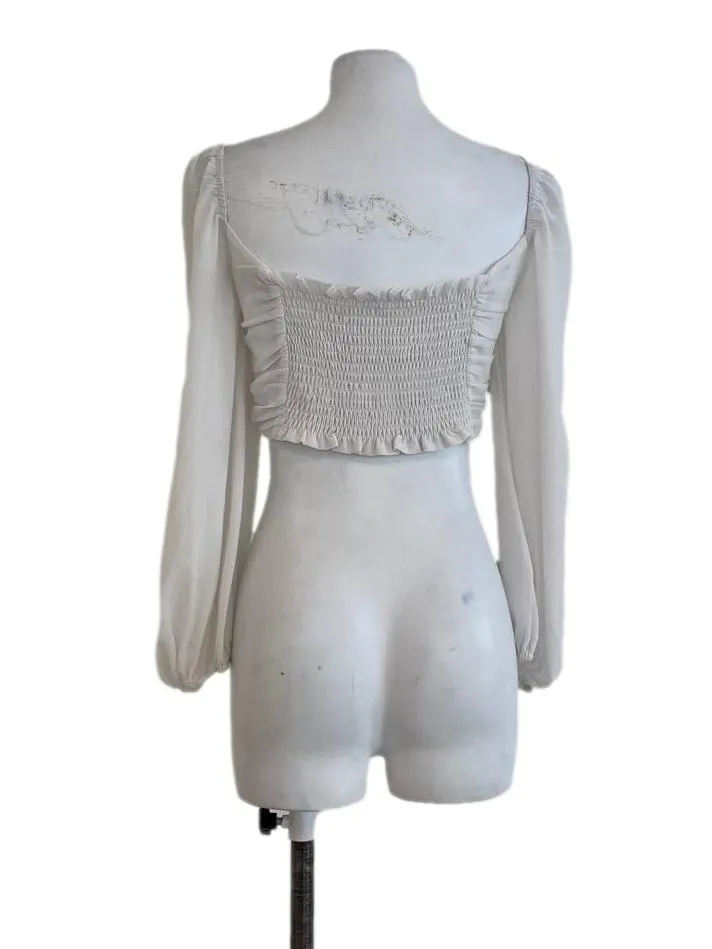 White Crop Top