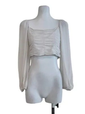 White Crop Top