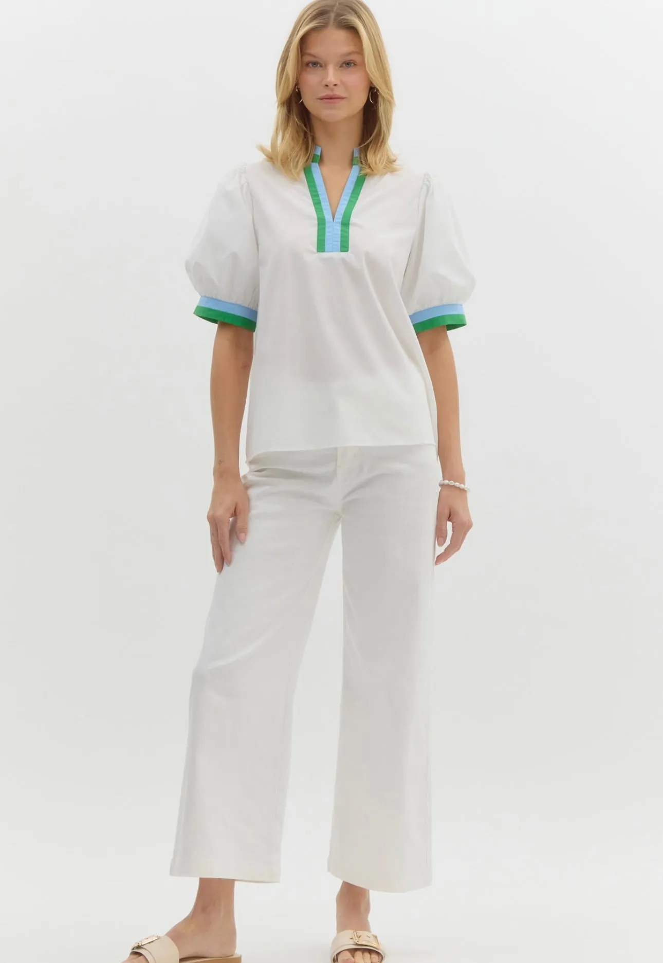 White Molly Blouse