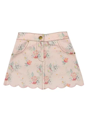 Willow Skirt-VoVo Pink Country Garden