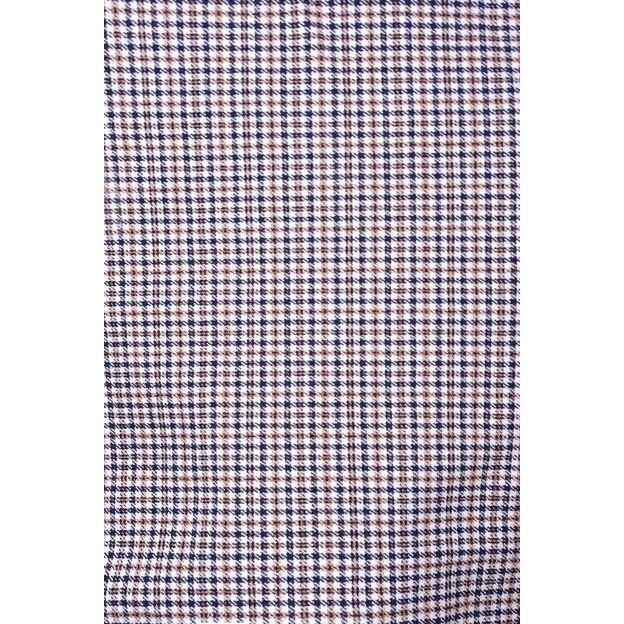 Women's Brown Pleated Plaid Shorts with Belt