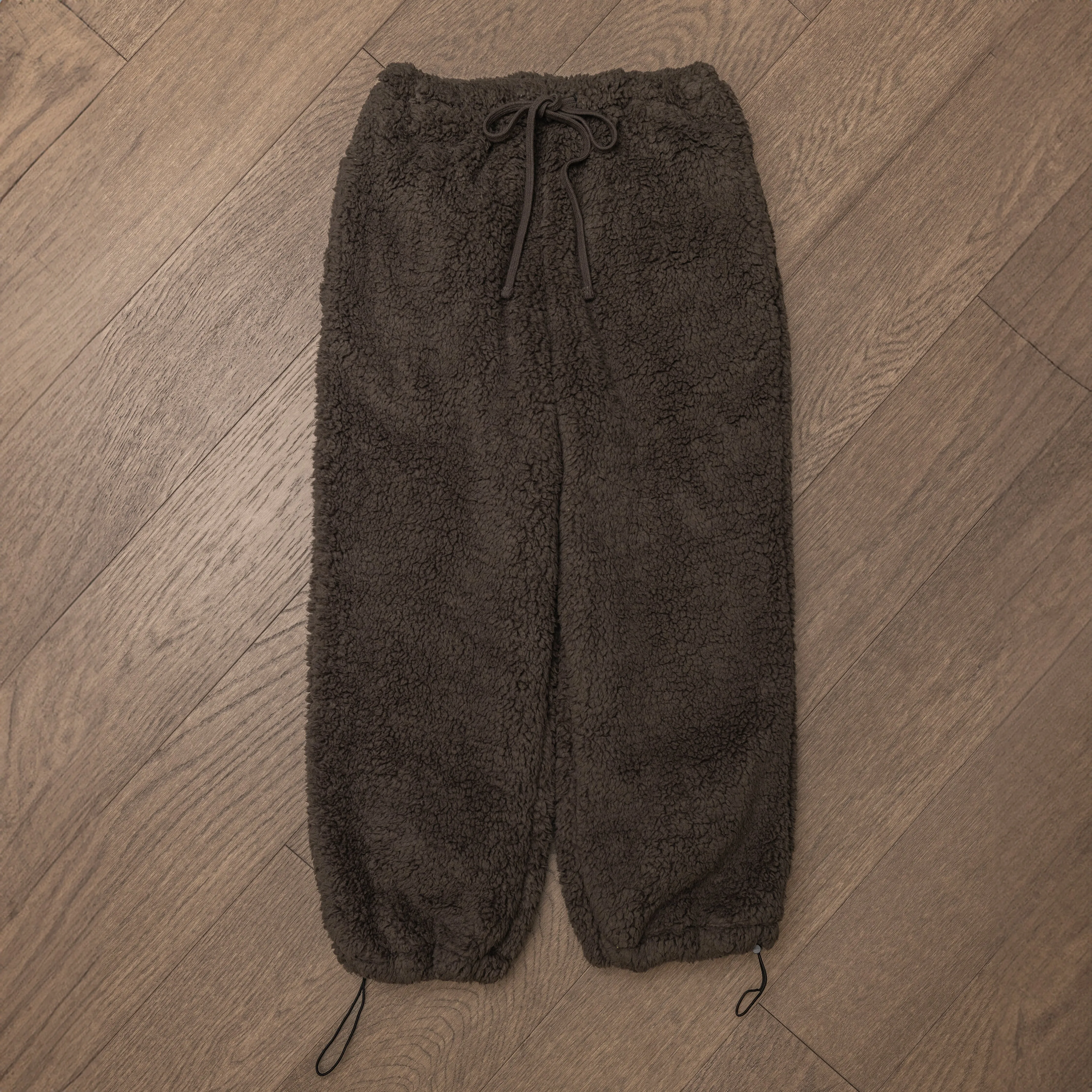 Womens Micro-poly Sherpa Fleece Pants - Major Brown