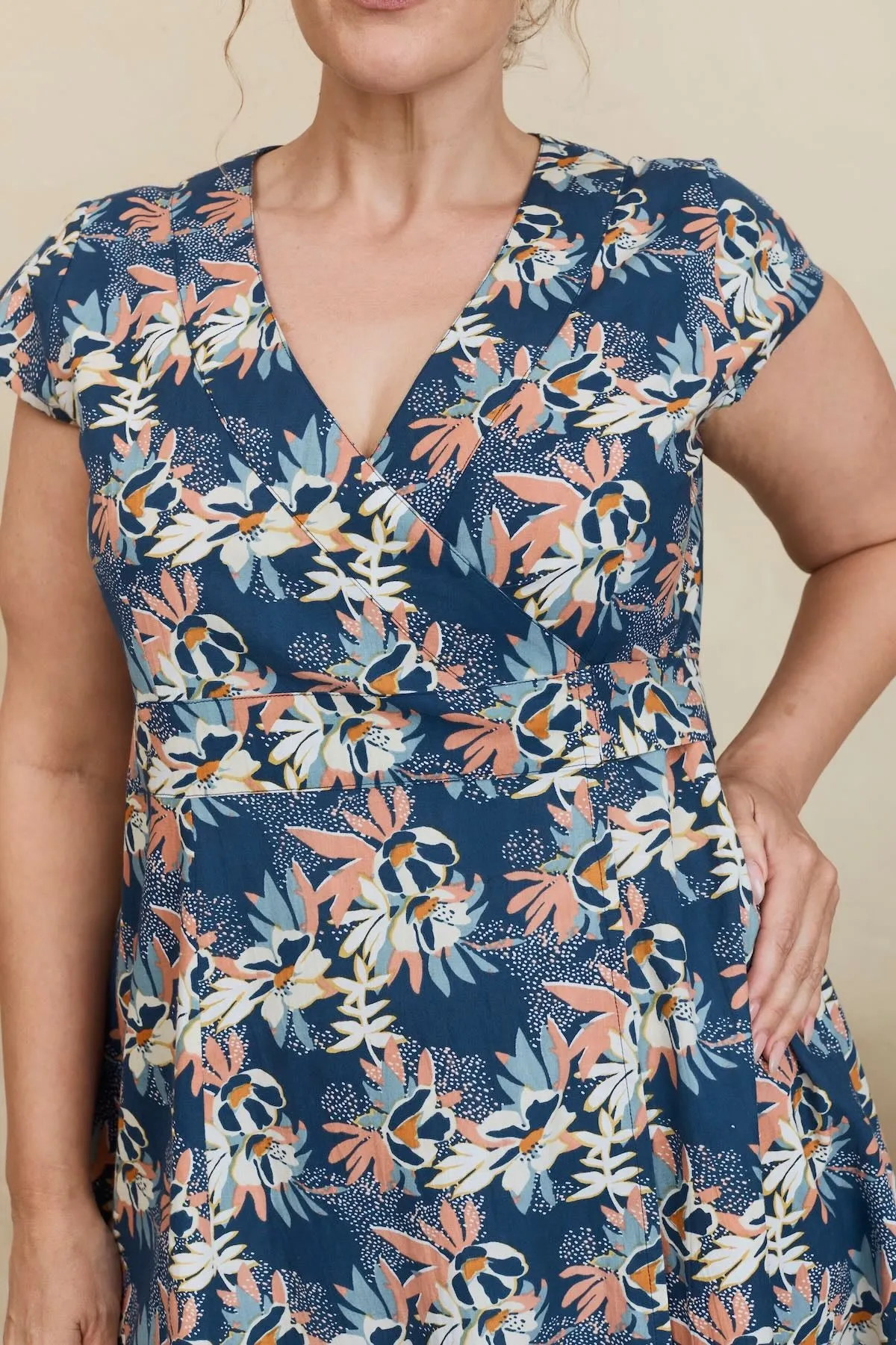 Wrap Dress - Azure