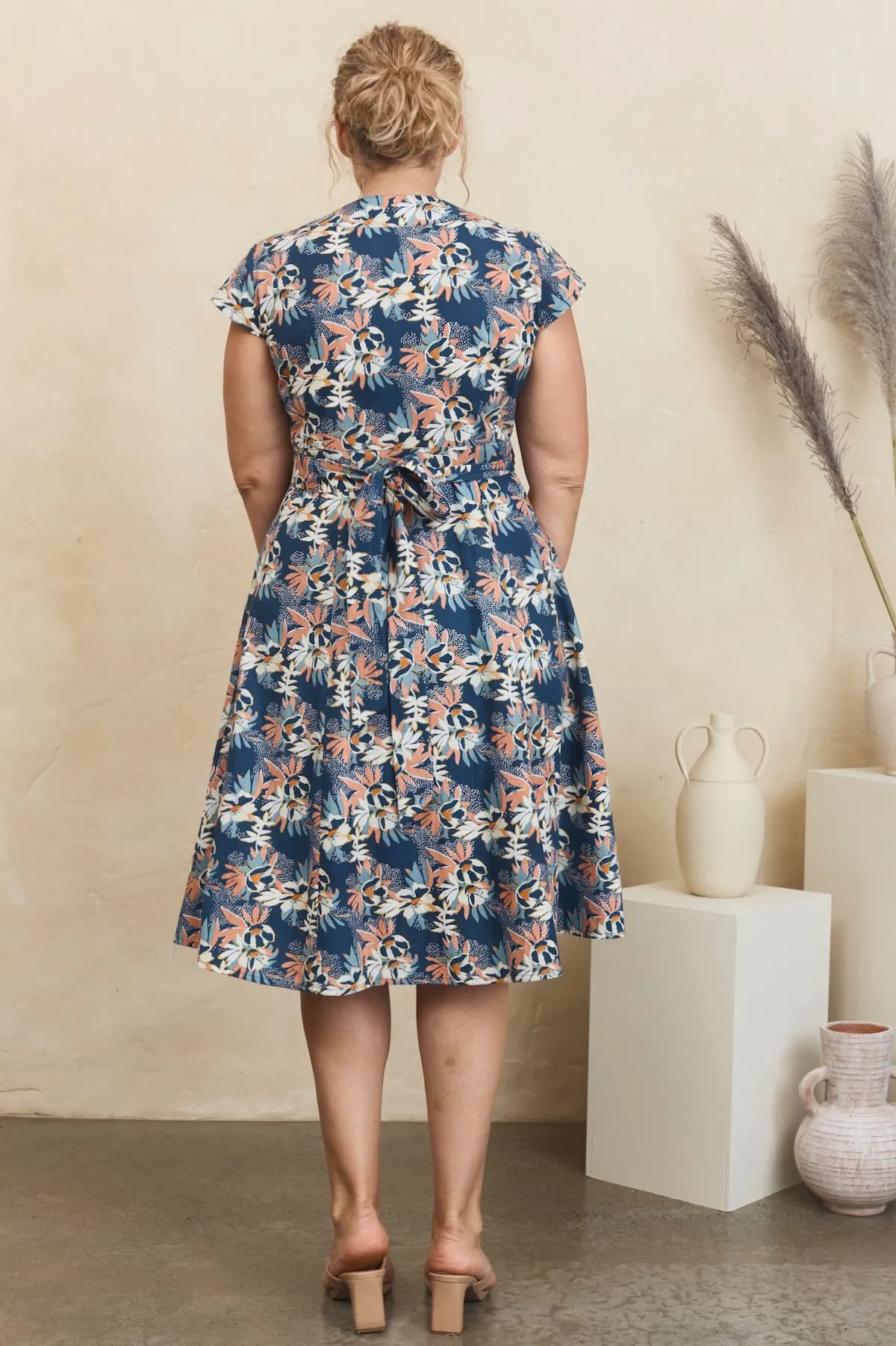 Wrap Dress - Azure