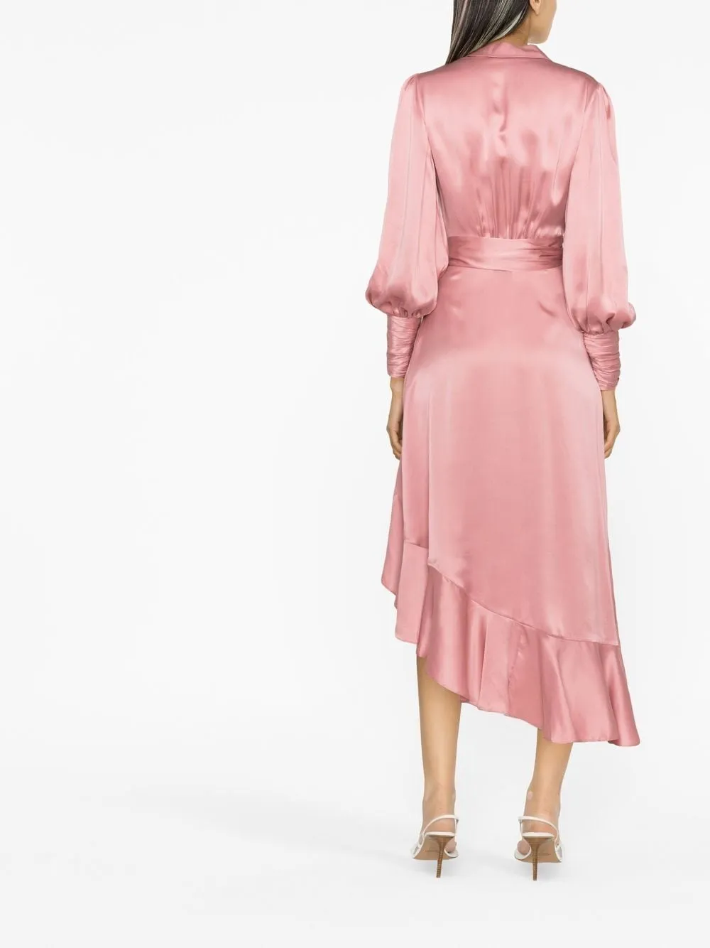 Wrap midi dress