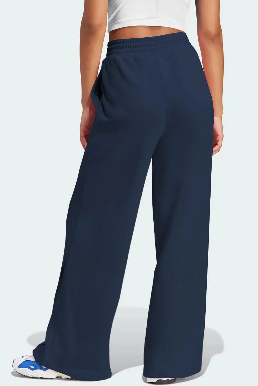 'Zelle' Drawstring Wide Leg Active Pants