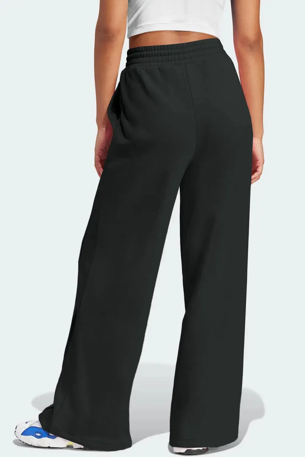 'Zelle' Drawstring Wide Leg Active Pants