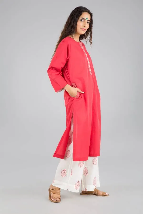 ZOYA TUNIC- RED